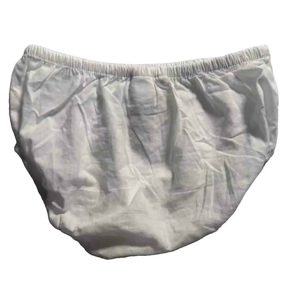 Janie and Jack Baby Girls 18-24M White Cotton Diaper Cover Bloomers